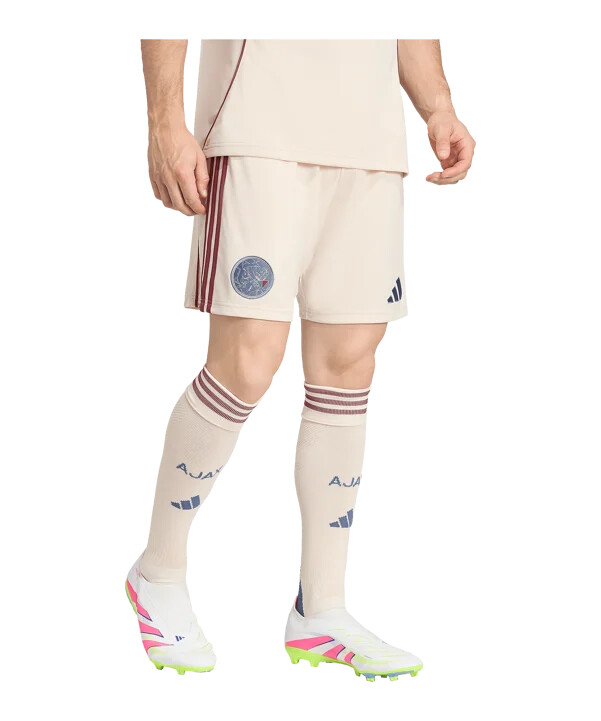 adidas ajax amsterdam short 3. ročník 20252026 béžová