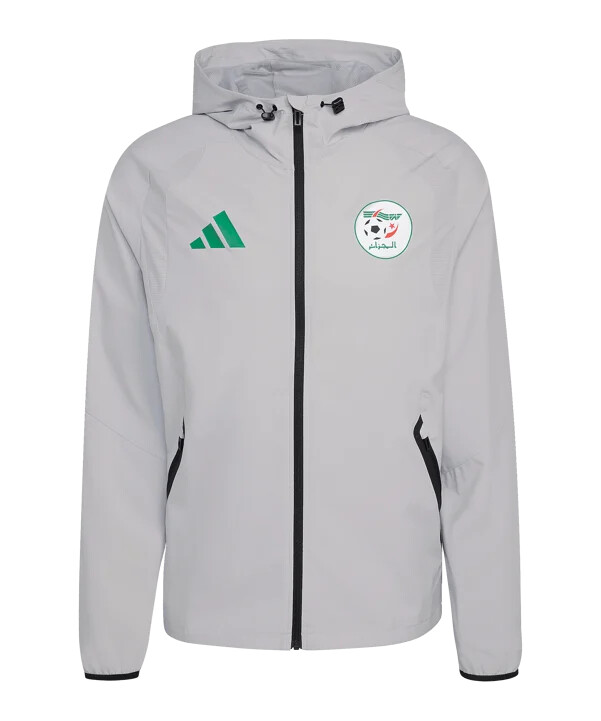 cestovní větrovka adidas algeria tiro šedá