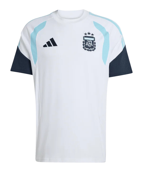 tréninkové tričko adidas argentina tiro bílé