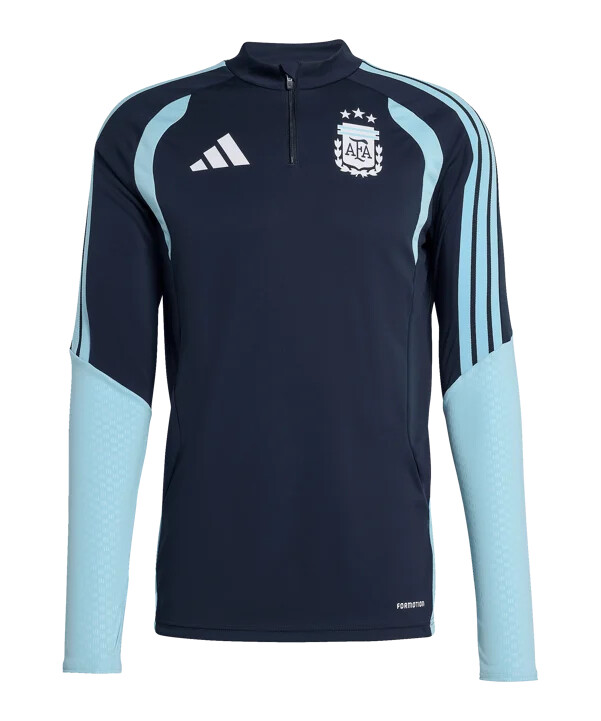 modrý tréninkový top adidas argentina tiro na zip