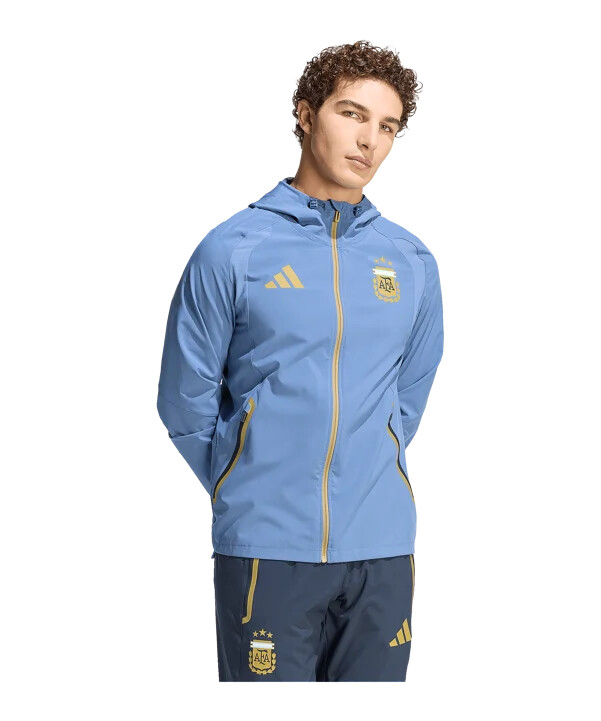 cestovní větrovka adidas argentina tiro modrá