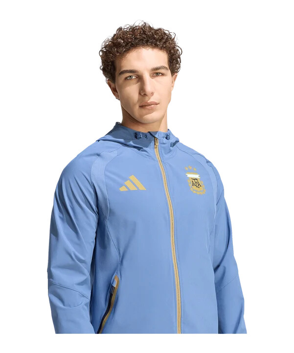 cestovní větrovka adidas argentina tiro modrá