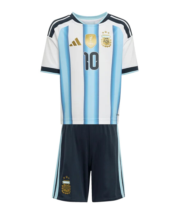 dětský dres adidas argentina messi domácí bílý na mistrovství světa ve fotbale 2026