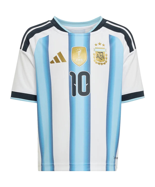 dětský dres adidas argentina messi domácí bílý na mistrovství světa ve fotbale 2026