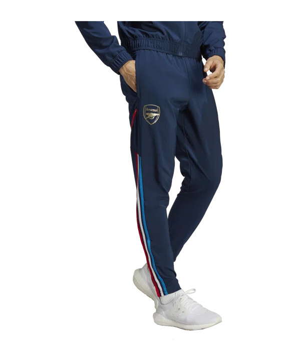 adidas fc arsenal londýn prematch kalhoty 20222023 modré