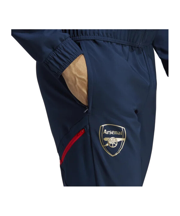 adidas fc arsenal londýn prematch kalhoty 20222023 modré