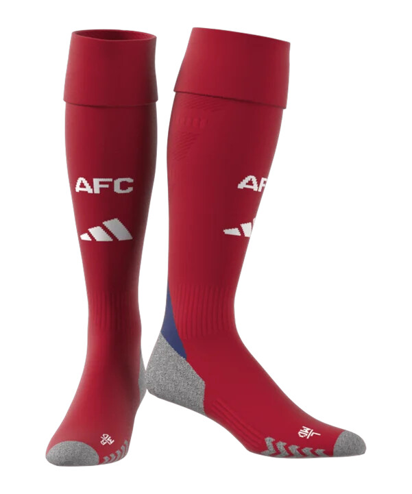 adidas fc arsenal londýn domácí ponožky 20242025 červené