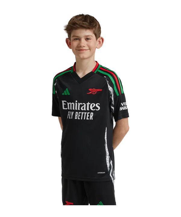 dětský venkovní dres adidas fc arsenal londýn 20242025 černý