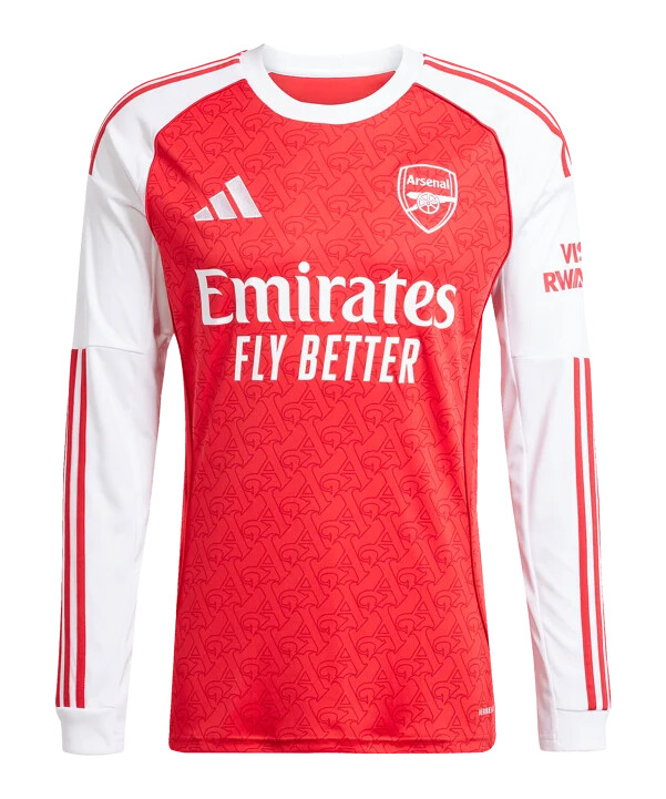 domácí dres adidas fc arsenal londýn s dlouhým rukávem 20252026 červený
