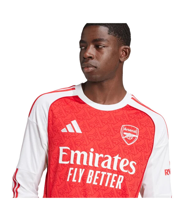 domácí dres adidas fc arsenal londýn s dlouhým rukávem 20252026 červený