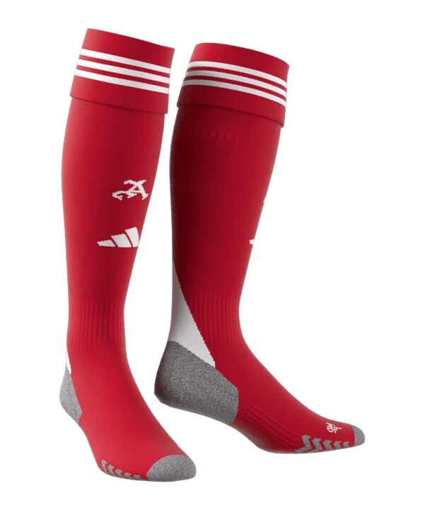 adidas fc arsenal londýn domácí ponožky 20252026 červené