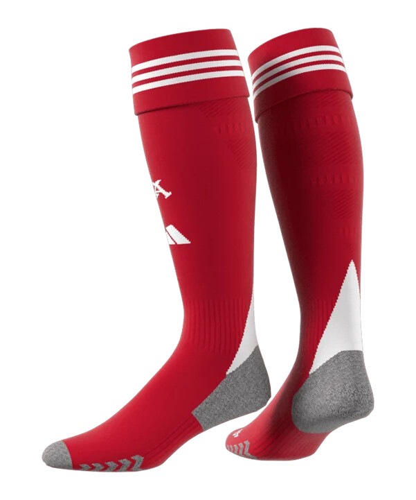 adidas fc arsenal londýn domácí ponožky 20252026 červené