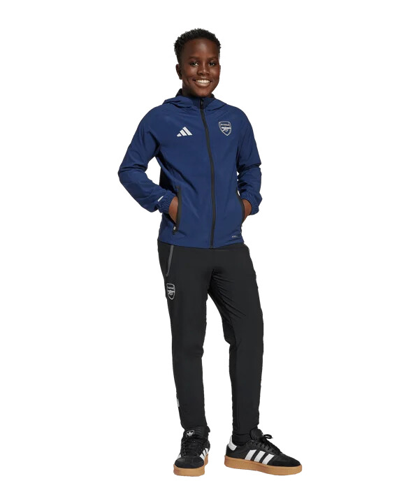 dětské cestovní kalhoty adidas fc arsenal london vis tech černé