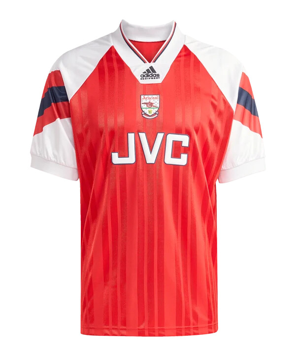 domácí dres adidas fc arsenal londýn 92-94 červený
