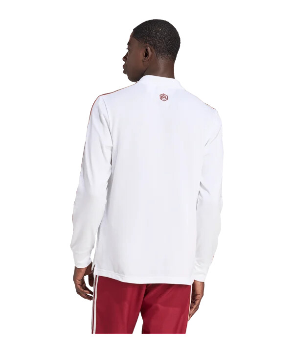 adidas fc arsenal londýn icon - polo s dlouhým rukávem - bílá