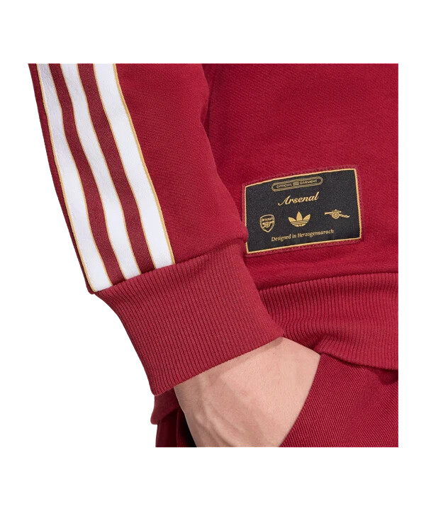 mikina adidas fc arsenal londýn icon červená