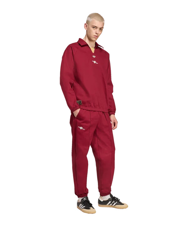 adidas fc arsenal londýn icon drill kalhoty Červené