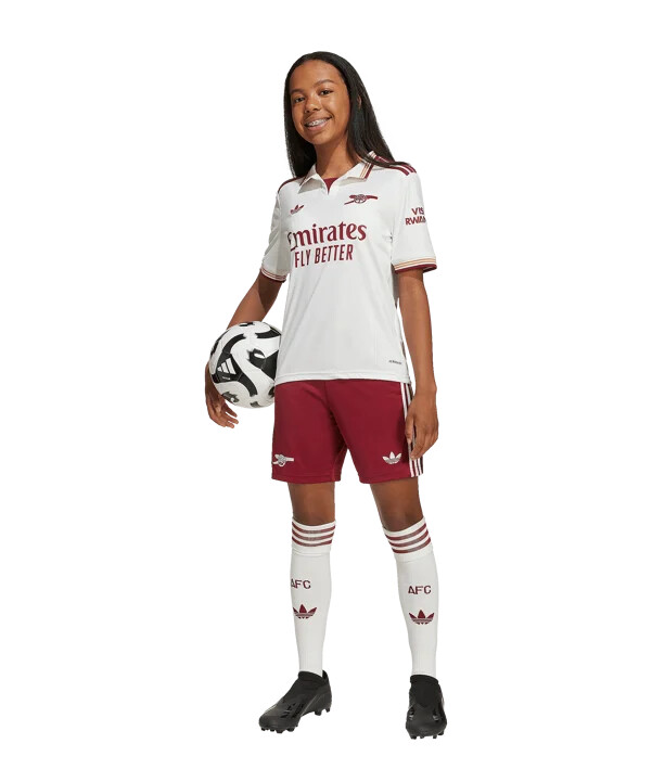 dětské kraťasy adidas fc arsenal londýn 3. díl 20252026 červená