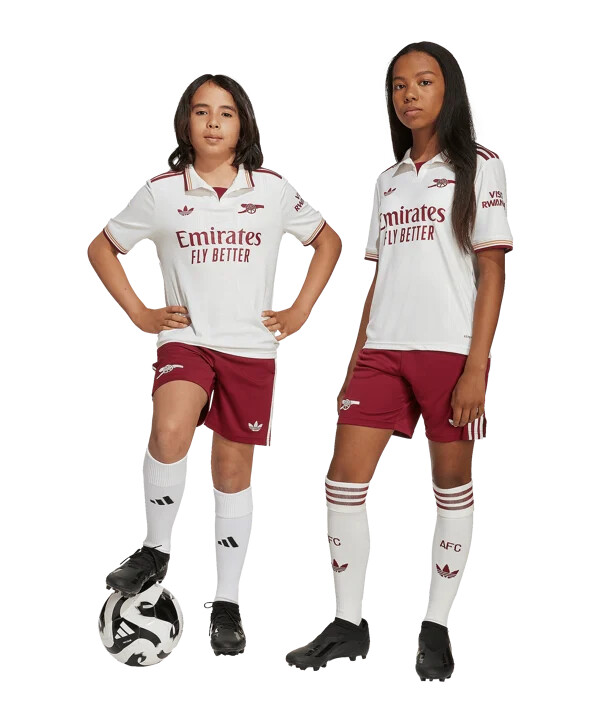 dětské kraťasy adidas fc arsenal londýn 3. díl 20252026 červená