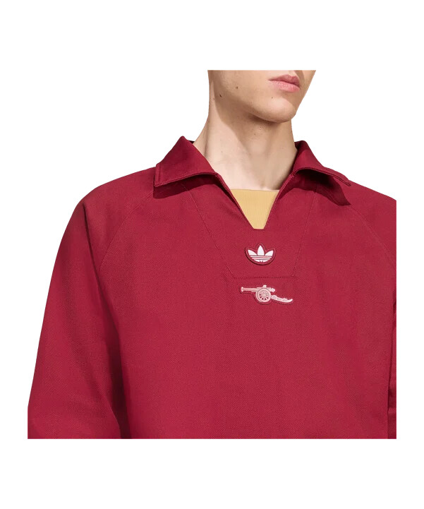 mikina adidas fc arsenal londýn icon drill červená