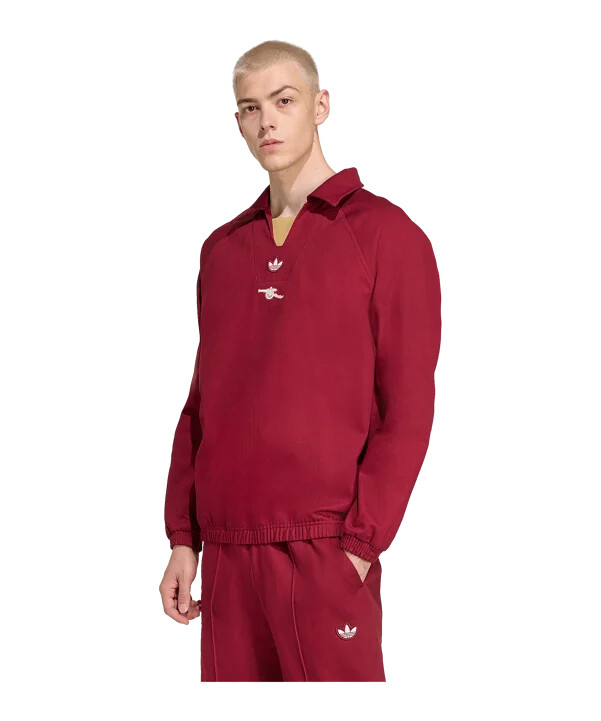 mikina adidas fc arsenal londýn icon drill červená