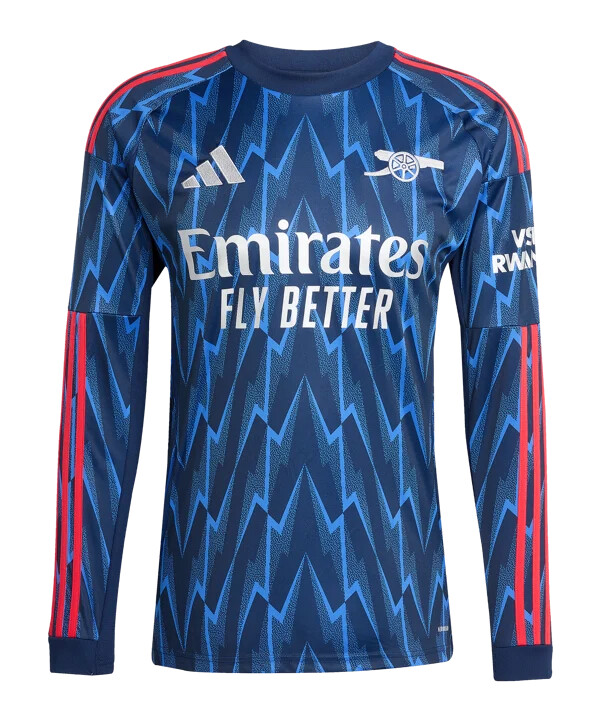 venkovní dres adidas fc arsenal londýn s dlouhým rukávem 20252026 modrý