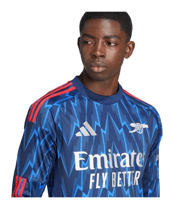 venkovní dres adidas fc arsenal londýn s dlouhým rukávem 20252026 modrý