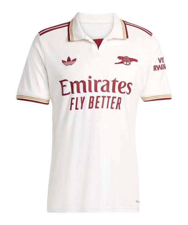 dres adidas fc arsenal londýn pro 3. ročník 20252026 bílý