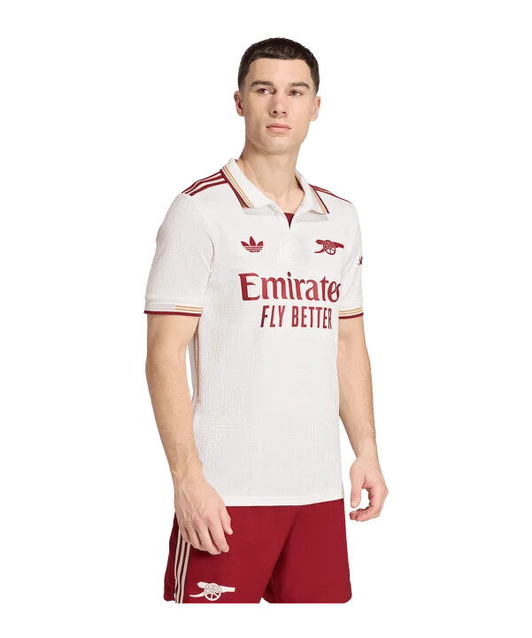 adidas fc arsenal londýn autentický 3. dres 20252026 bílý