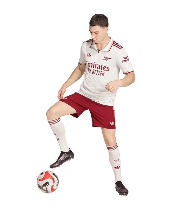 adidas fc arsenal londýn autentický 3. dres 20252026 bílý