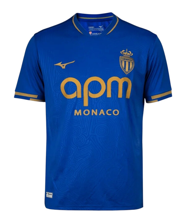 venkovní dres mizuno as monaco 20252026 modrý f12