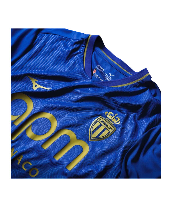 venkovní dres mizuno as monaco 20252026 modrý f12