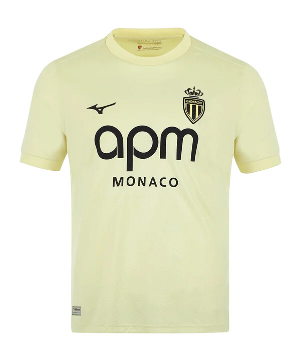 dres mizuno as monaco 3. kolo 20252026 žlutý f48