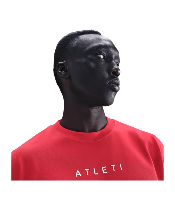 tričko nike atletico madrid t90 wordmark červené f614
