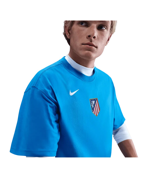 tričko nike atletico madrid t90 remix modré f406