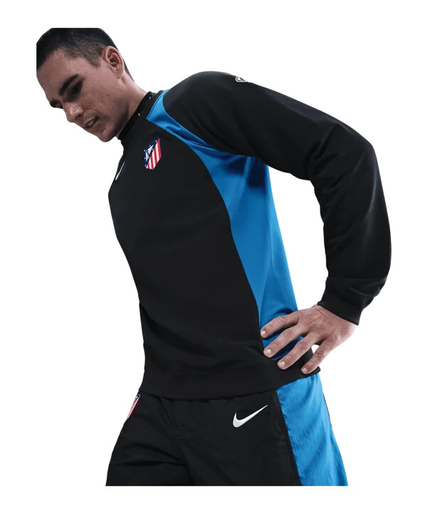 mikina nike atlético madrid t90 černá f010