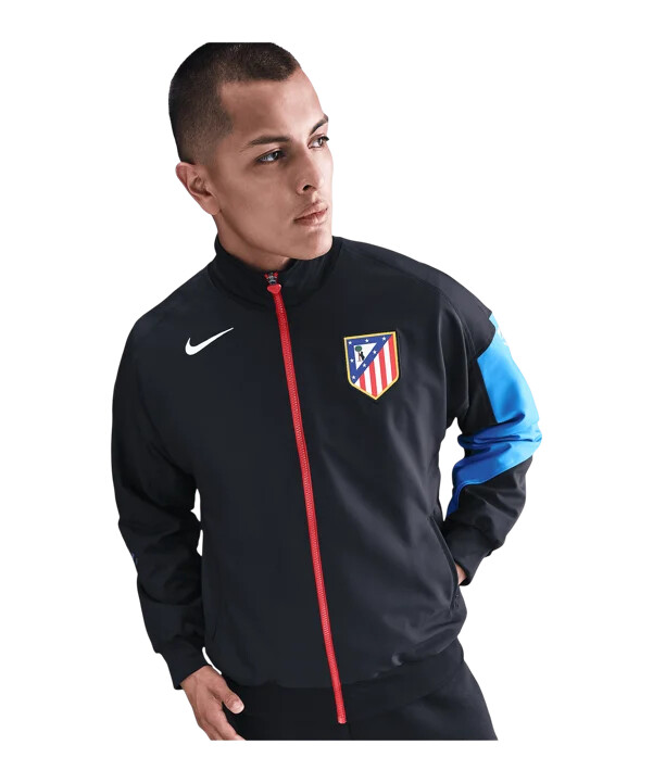 bunda nike atlético madrid anthem černá f010