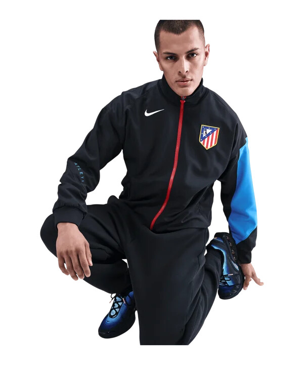 bunda nike atlético madrid anthem černá f010