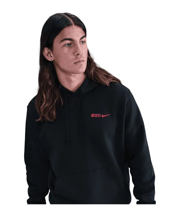 mikina s kapucí nike atletico madrid nsw club černá f010
