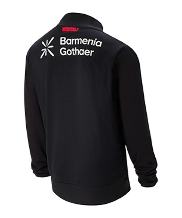 tréninková bunda new balance bayer 04 leverkusen vícebarevná