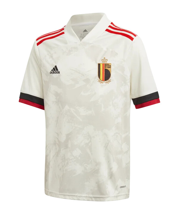 dětský venkovní dres adidas belgie em 2021 bílý