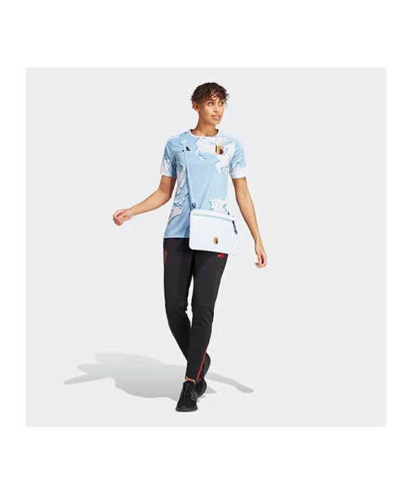 dámský venkovní dres adidas belgie 2023 modrý