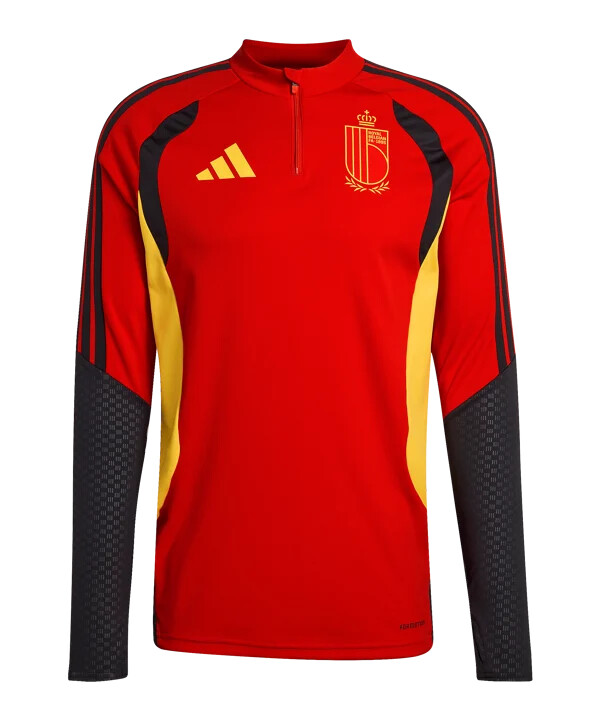 tréninkový top adidas belgium tiro na zip červený