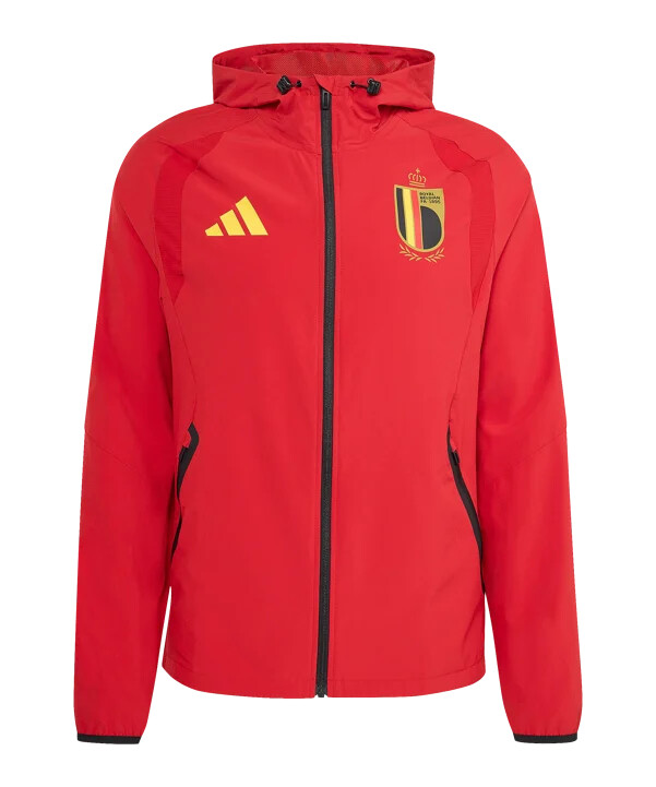 větrovka adidas belgium tiro tech červená