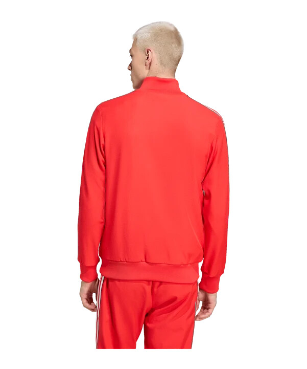 Červená sportovní mikina adidas benfica lisbon terrace icons