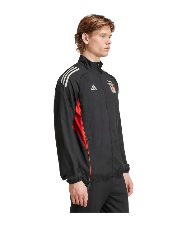 adidas benfica lisabon prezentační bunda Černá