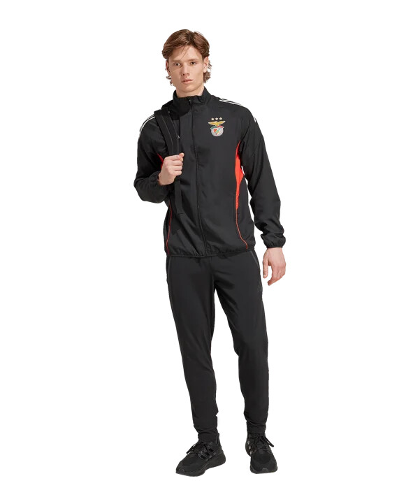 adidas benfica lisabon prezentační bunda Černá