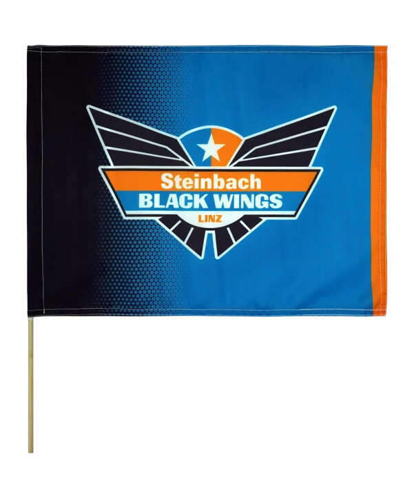 vlajka black wings classic 30x40 černá