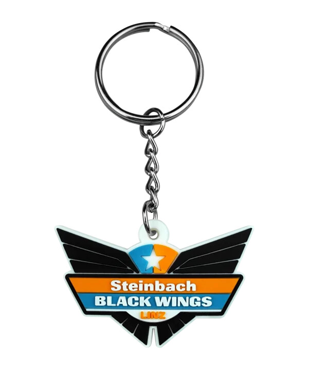 klasický přívěsek na klíče black wings černý