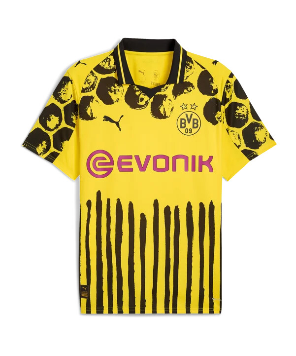 dětský dres puma borussia dortmund kidsuper se sponzorem mistrovství světa klubů 2025 žlutý f02